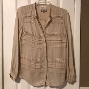Madison Marcus ivory blouse w detailed front